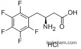 Molecular Structure of 270063-41-7 ((s)-3-amino-4-pentafluorophenylbutanoic acid hydrochloride)